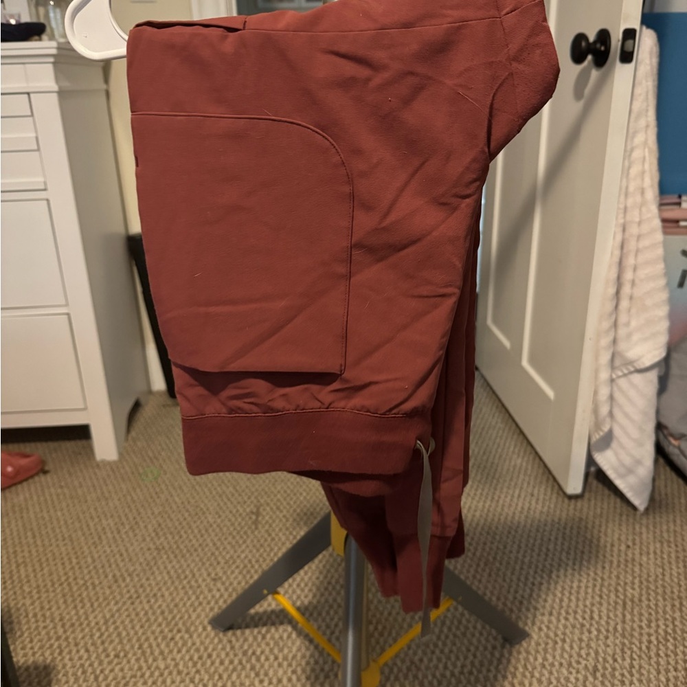 Figs Dark Cherry Joggers